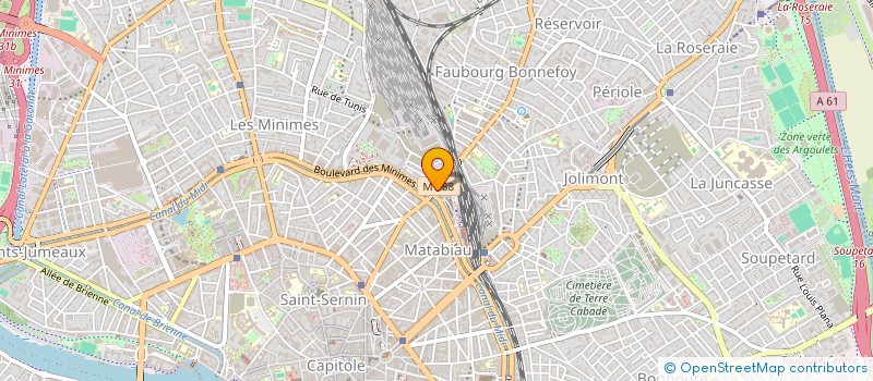 localisation de l'entreprise SAS ETM  TOULOUSE