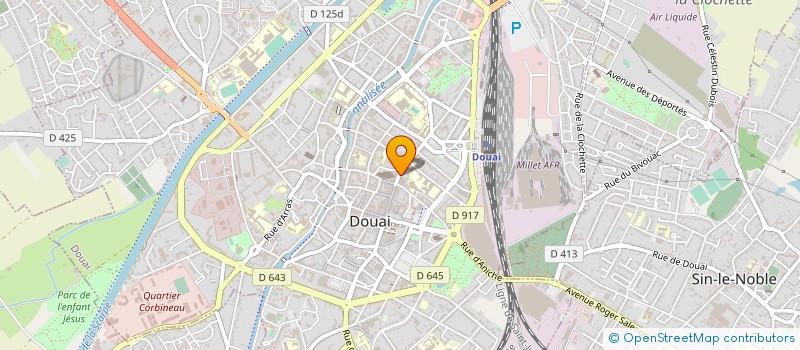 localisation de l'entreprise SAS EVA KIDS à DOUAI