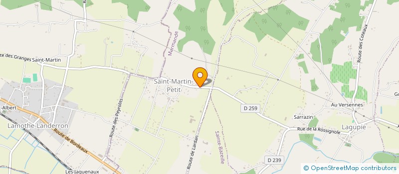 localisation de l'entreprise SAS EVANNO SEBASTIEN  SAINT-MARTIN-PETIT