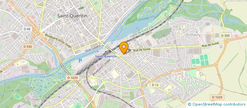 localisation de l'entreprise SAS EVASION à SAINT-QUENTIN