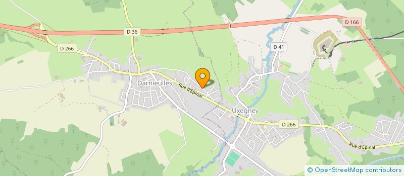 localisation de l'entreprise SAS EVAURIEL  EPINAL