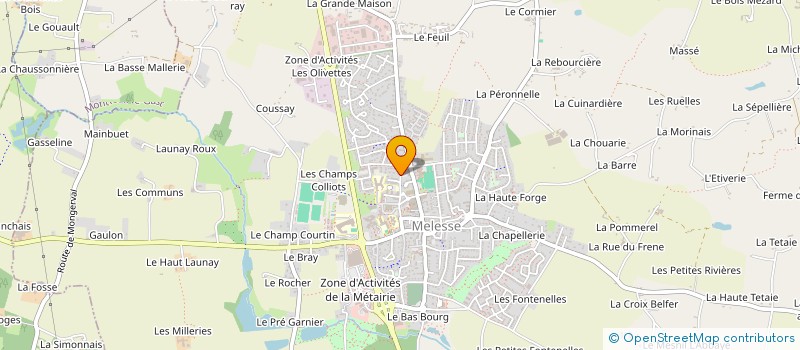 localisation de l'entreprise SAS EVEREST HOLDING  MELESSE