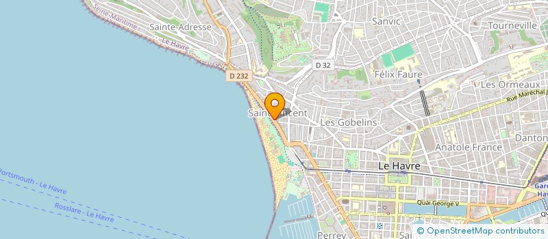 localisation de l'entreprise SAS EVF à LE HAVRE