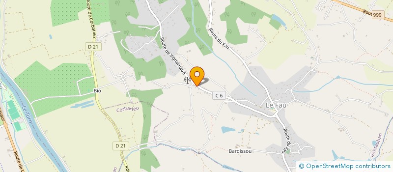 localisation de l'entreprise SAS EVIDENCE  MONTAUBAN