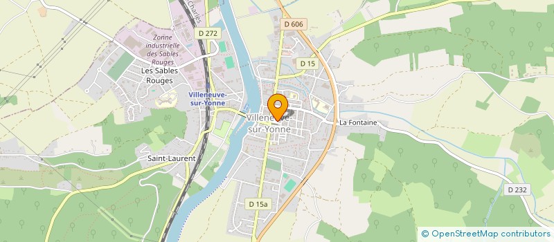 localisation de l'entreprise SAS EVIN à VILLENEUVE-SUR-YONNE