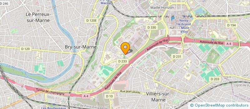 localisation de l'entreprise SAS EXCELL ROAD à BRY-SUR-MARNE