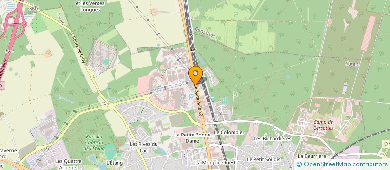 localisation de l'entreprise SAS EXPERIENCE SARAN à SARAN