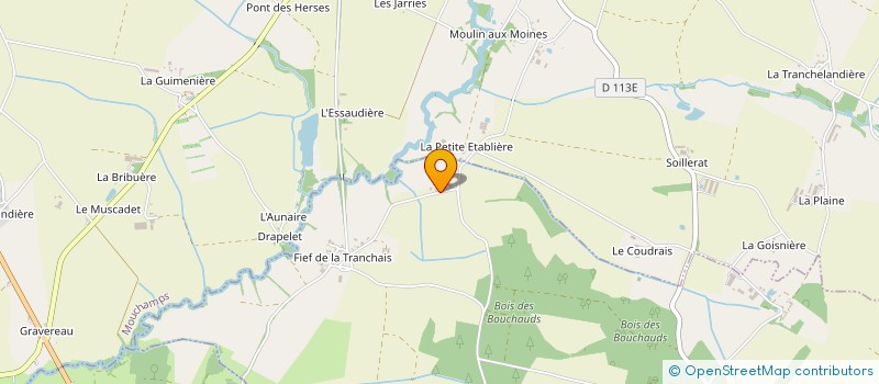 localisation de l'entreprise SAS EXPLOITATION BRIDONNEAU ROGER  SAINT-GERMAIN-DE-PRINCAY