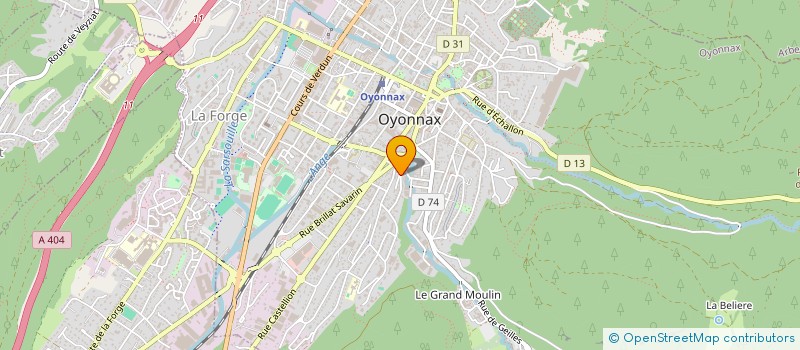 localisation de l'entreprise SAS EYEBROWEAR à OYONNAX