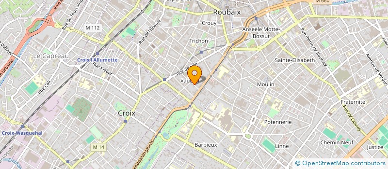 localisation de l'entreprise SAS F.E.C. à ROUBAIX