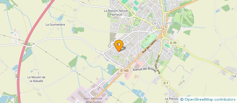 localisation de l'entreprise SAS F.Y.N.N à SAINTE-FLORENCE