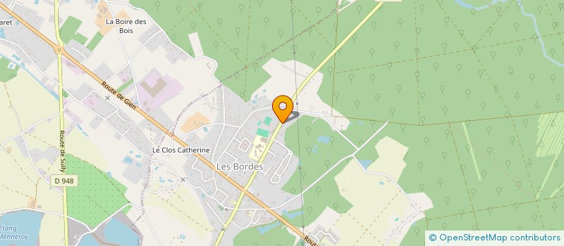localisation de l'entreprise SAS F1 AGENCY à LES BORDES