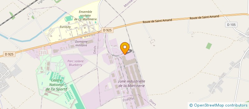 localisation de l'entreprise SAS F2A MAT à DIORS