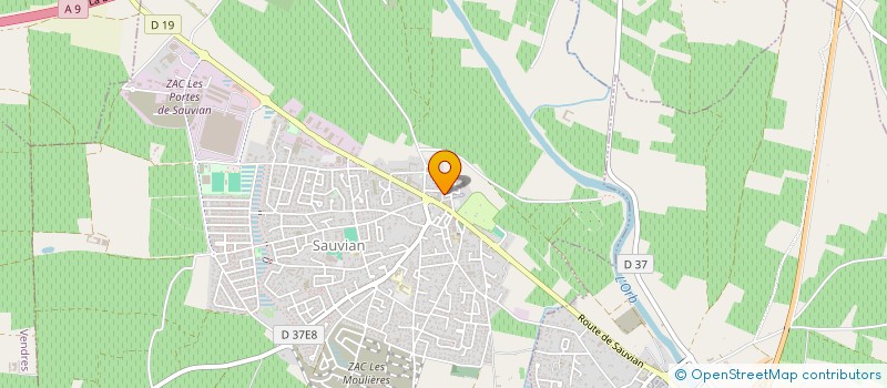 localisation de l'entreprise SAS FAAC  SAUVIAN