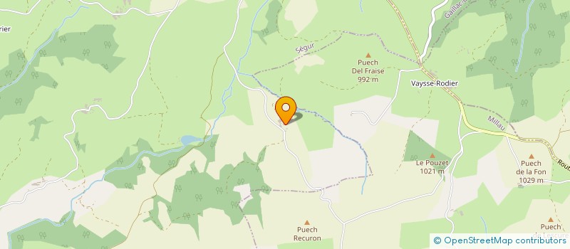 localisation de l'entreprise SAS FABRE AURELIE ET NICOLAS  SEGUR