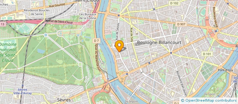 localisation de l'entreprise SAS FABRIQUE PARIS - SAIGON à BOULOGNE-BILLANCOURT