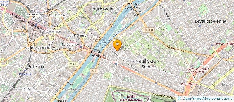 localisation de l'entreprise SAS FAC CORPORATION à NEUILLY-SUR-SEINE