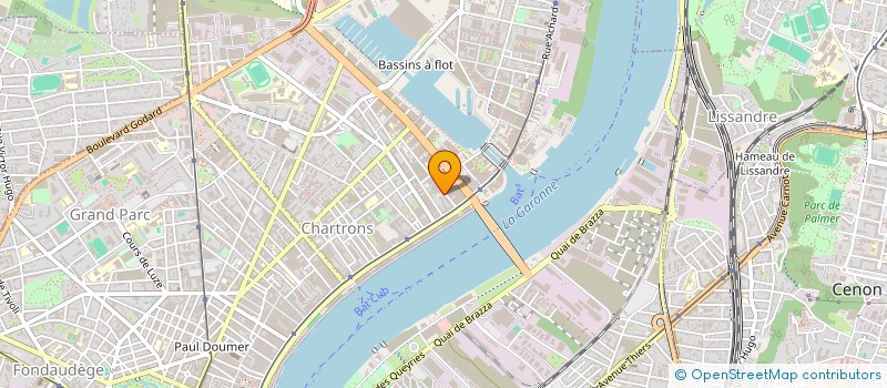 localisation de l'entreprise SAS FACE à BORDEAUX