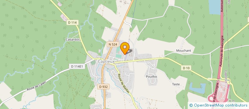 localisation de l'entreprise SAS FALIERES  CAPTIEUX