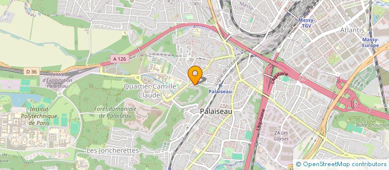 localisation de l'entreprise SAS FAMILIALE JONES  PALAISEAU