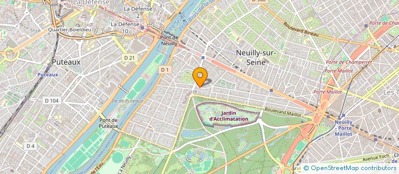 localisation de l'entreprise SAS FAMILLE 7 à NEUILLY-SUR-SEINE
