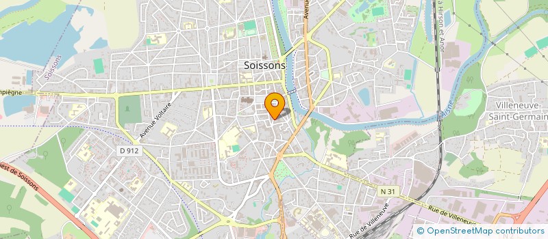 localisation de l'entreprise SAS FARAH à SOISSONS