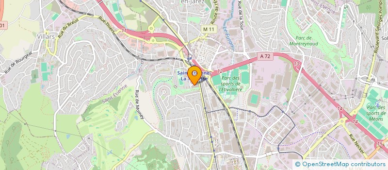 localisation de l'entreprise SAS FARRAJ IMMO  SAINT-ETIENNE