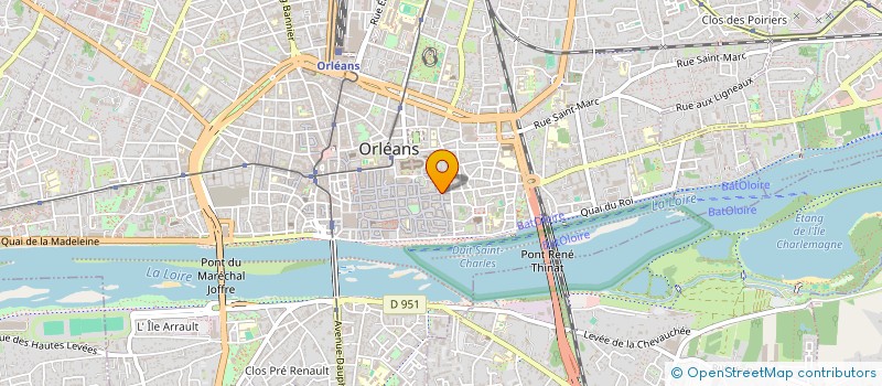 localisation de l'entreprise SAS FAST - FOOD CHEZ FA  ORLEANS
