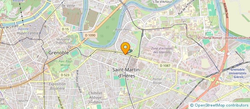 localisation de l'entreprise SAS FAST FYBER à SAINT-MARTIN-D'HERES