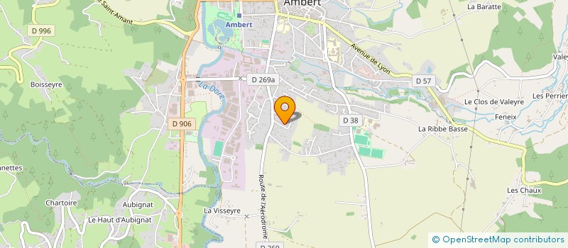 localisation de l'entreprise SAS FAVEYRIAL ERIC à AMBERT