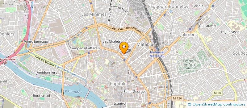 localisation de l'entreprise SAS FB CONCEPT INGENIERIE  TOULOUSE