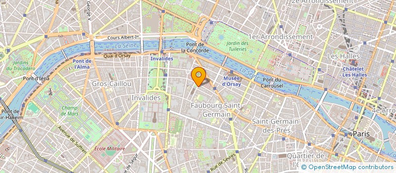 localisation de l'entreprise SAS FBA HOLDING  PARIS