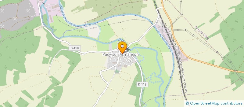 localisation de l'entreprise SAS FBC à PACY-SUR-ARMANCON