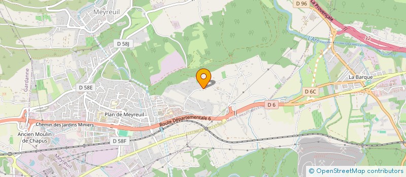 localisation de l'entreprise SAS FC TRUCKS  MEYREUIL