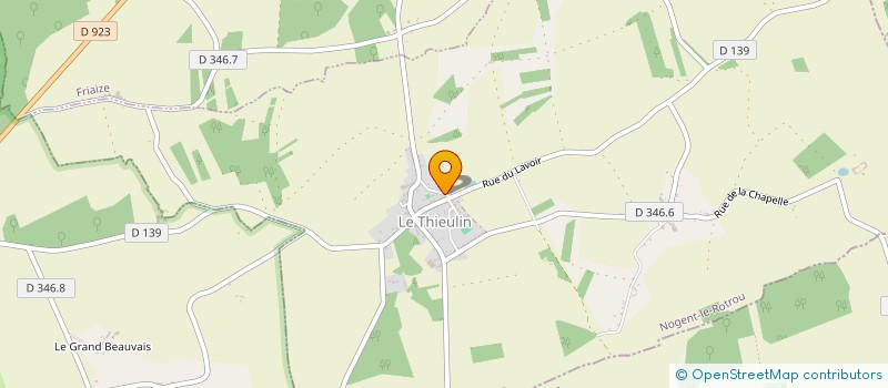 localisation de l'entreprise SAS FCH à LE THIEULIN