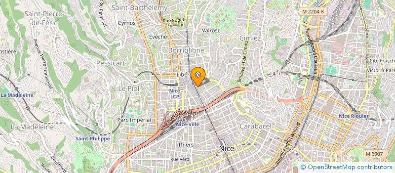 localisation de l'entreprise SAS FD à NICE