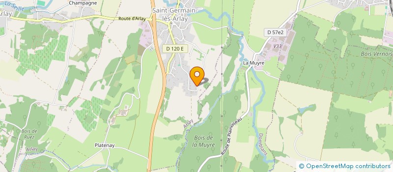 localisation de l'entreprise SAS FD ELECTRICITE  ARLAY