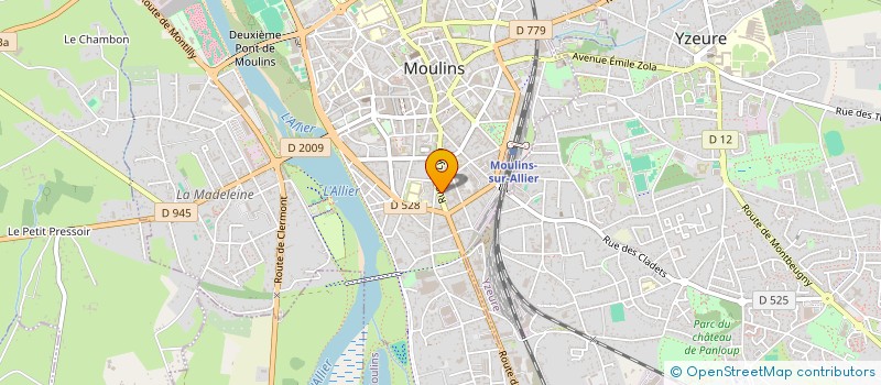 localisation de l'entreprise SAS FEDACTS à MOULINS