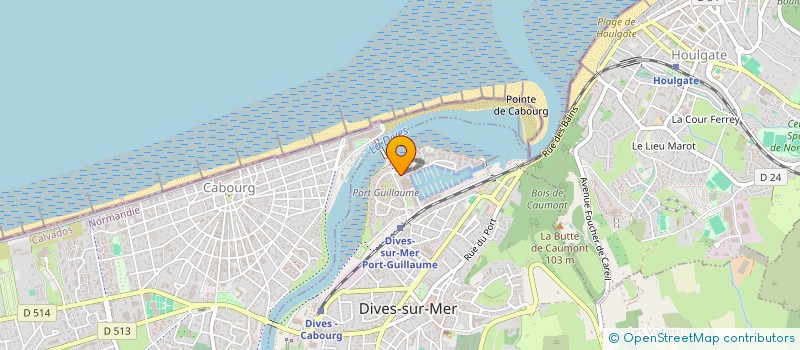 localisation de l'entreprise SAS FELINE à DIVES-SUR-MER