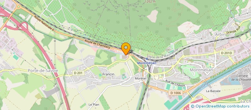 localisation de l'entreprise SAS FENIX  PORTE-DE-SAVOIE