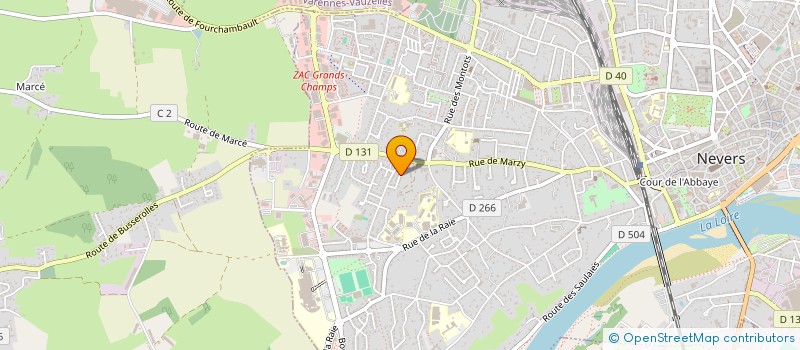 localisation de l'entreprise SAS FERMAN à NEVERS