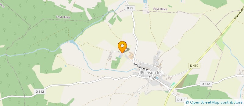 localisation de l'entreprise SAS FERME MEURET à POINSON-LES-FAYL