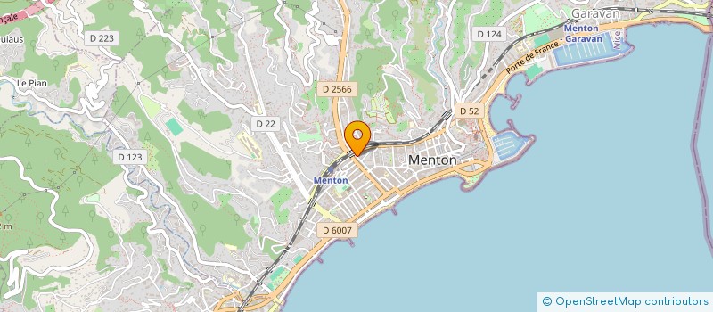 localisation de l'entreprise SAS FERRANTE à MENTON