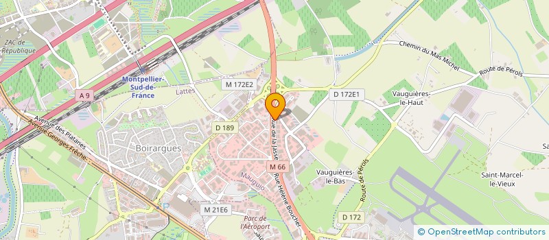 localisation de l'entreprise SAS FEUILLET TOULOUSE  NIMES