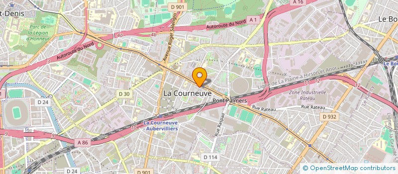 localisation de l'entreprise SAS FHM HOLDING INVESTISSEMENT à LA COURNEUVE