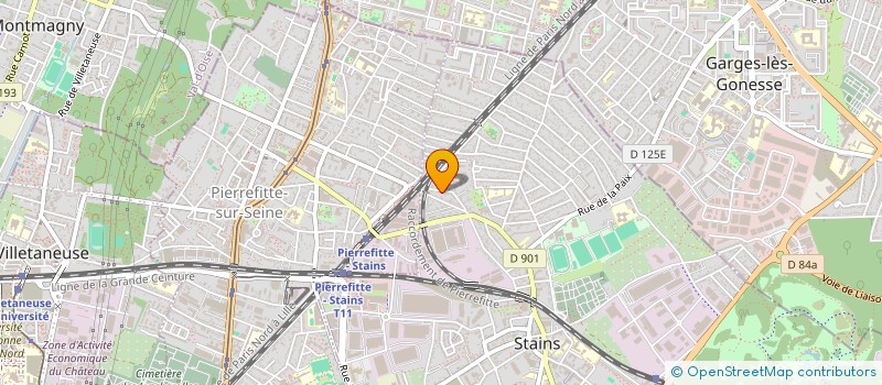 localisation de l'entreprise SAS FI à STAINS