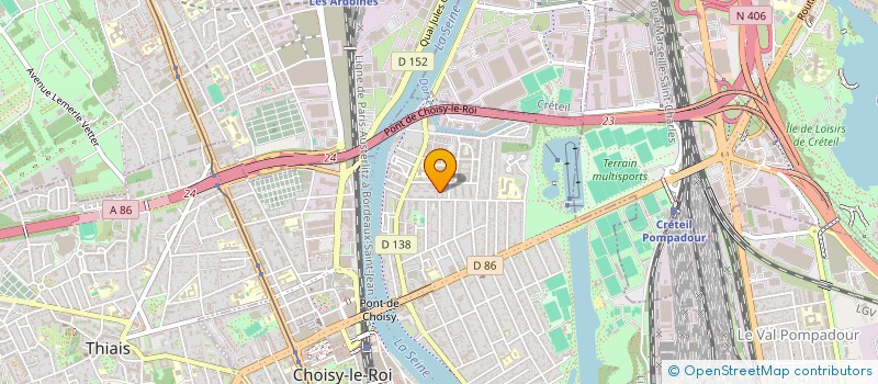 localisation de l'entreprise SAS FIBCOM à CHOISY-LE-ROI