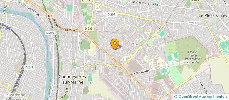 localisation de l'entreprise SAS FIDA IMMO  CHENNEVIERES-SUR-MARNE