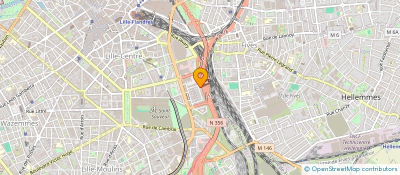 localisation de l'entreprise SAS FIDELITY à LILLE