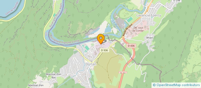 localisation de l'entreprise SAS FILLARDET à DORTAN
